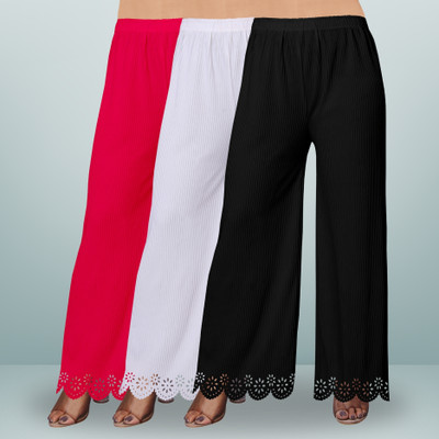 Coolzy Creation Straight Fit Women Multicolor Trousers