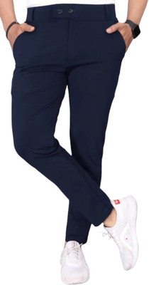 ynam Regular Fit Men Blue Trousers