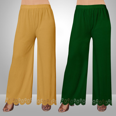 EcoUndies Straight Fit Women Multicolor Trousers