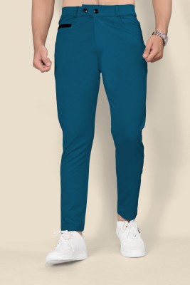 ROMAN DESIGN Regular Fit Men Blue Trousers