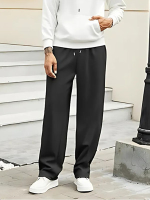 avinexx Regular Fit Men Black Trousers
