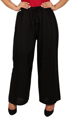 JUINDFASHION Regular Fit Women Black Trousers