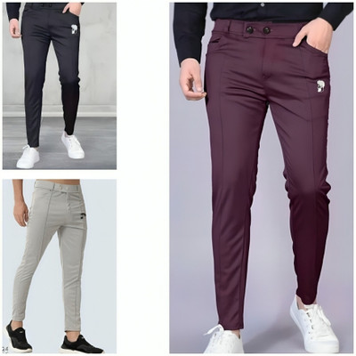 SUMITGARMENT Solid Men Multicolor Track Pants