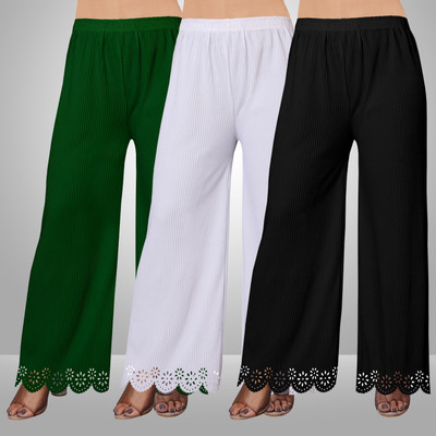 EcoUndies Straight Fit Women Multicolor Trousers