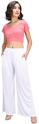 zivo fashion Relaxed Women White Trousers