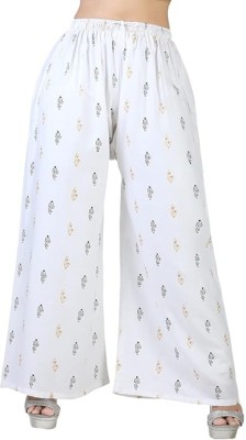 SwalihaFashion Relaxed Women White Trousers