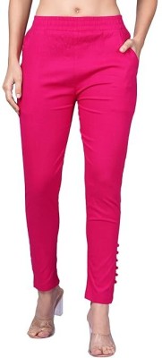 inch pinch Regular Fit Women Pink Trousers