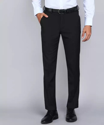 METRONAUT Slim Fit Men Black Trousers