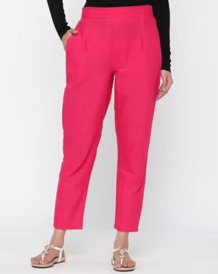 rakshita fashion Regular Fit Women Pink Trousers