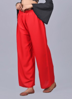 APQRS Regular Fit Women Red Trousers