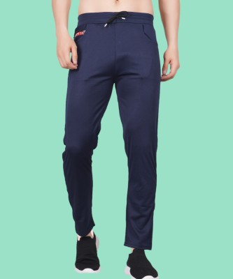 mevan Solid Men Blue Track Pants