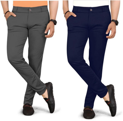 ynam Regular Fit Men Multicolor Trousers