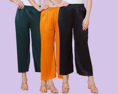 Kasendra Regular Fit Women Multicolor Trousers