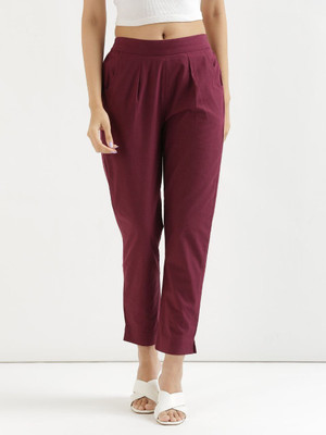 rakshita fashion Regular Fit Women Maroon Trousers