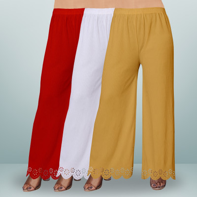 Coolzy Creation Straight Fit Women Multicolor Trousers