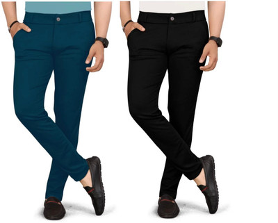 ynam Regular Fit Men Multicolor Trousers
