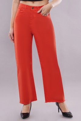 Roadster Flared Women Orange Jeans