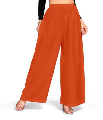 ABCD Relaxed Women Orange Trousers