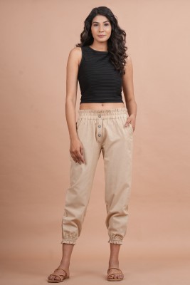 Y X S Straight Fit Women Beige Trousers