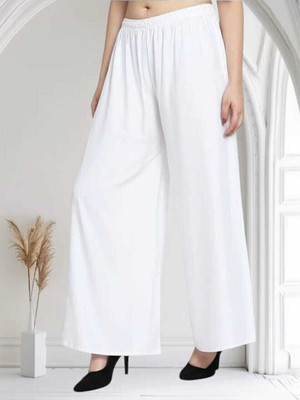BCD FASHIONS Regular Fit Women White Trousers