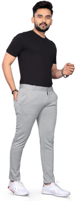 Alvindesigner Slim Fit Men Brown Trousers