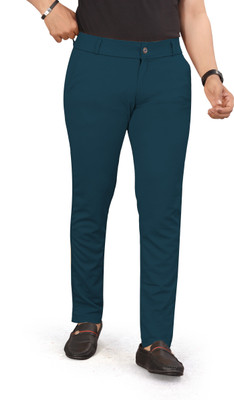 lapataclub Regular Fit Men Dark Green Trousers