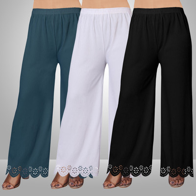 EcoUndies Straight Fit Women Multicolor Trousers