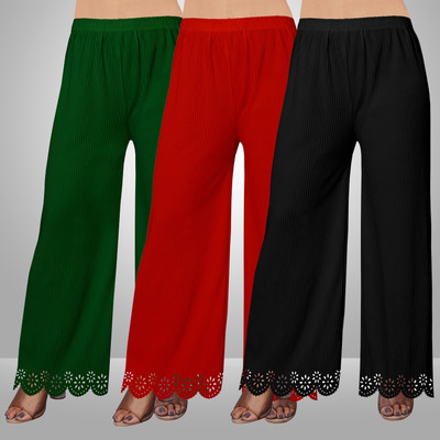 EcoUndies Straight Fit Women Multicolor Trousers