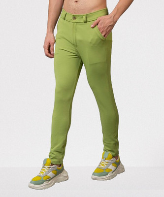 HouseOfCommon Slim Fit Men Multicolor Trousers