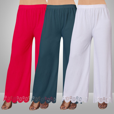 EcoUndies Straight Fit Women Multicolor Trousers