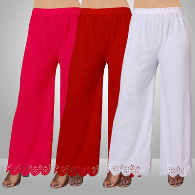 EcoUndies Straight Fit Women Multicolor Trousers
