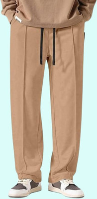 SAVAYO Regular Fit Men Khaki Trousers