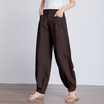RKK COLLECTIONS Relaxed Women Brown Trousers