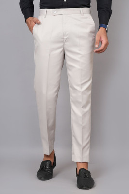 WEAROBICS Regular Fit Men Grey Trousers