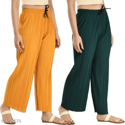 Annectant Relaxed Women Yellow Trousers