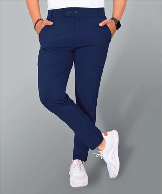 RAOSHAB FASHION Slim Fit Men Blue Trousers