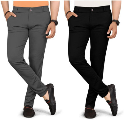 ynam Regular Fit Men Multicolor Trousers
