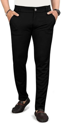 marvik Regular Fit Men Black Trousers
