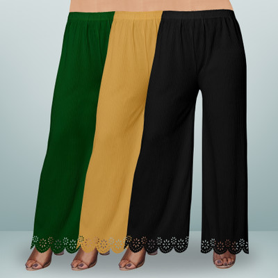 EcoUndies Straight Fit Women Multicolor Trousers