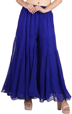 Kvish Flared Women Blue Trousers