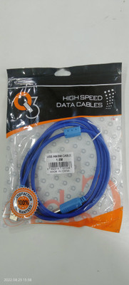 OMSHAKTI  TV-out Cable USB AM/BM CABLE(BLUE, For Computer)