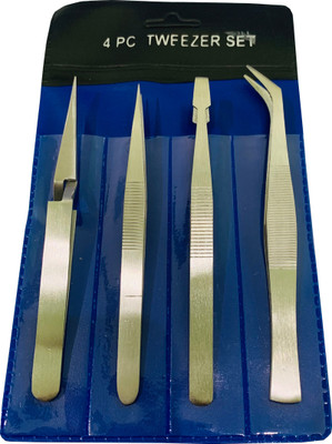 GOGNA DIY, HOBBY TWEEZER SET OF 4 PCS