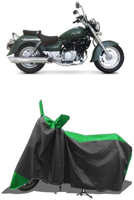 SUGASHRI Waterproof Two Wheeler Cover for Hyosung(Aquila 250, Green, Black)