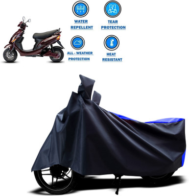 CODOKI Two Wheeler Cover for Hero(Electric Wave Dx, Blue)