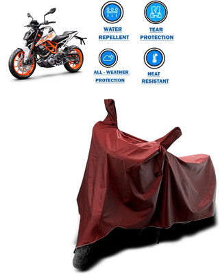 CODOKI Waterproof Two Wheeler Cover for KTM(Duke 390, Maroon)