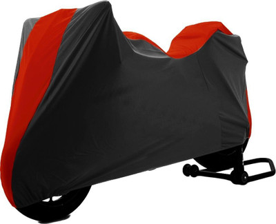 SK AUTO Two Wheeler Cover for Hero(CBZ, Black, Red)
