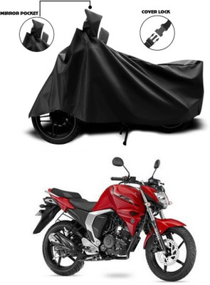 SK AUTO Two Wheeler Cover for Yamaha(FZ-S FI, Black)
