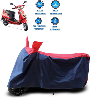 CODOKI Two Wheeler Cover for Mahindra(Duro 125, Red)