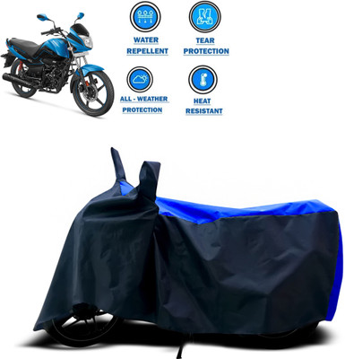 CODOKI Two Wheeler Cover for Hero(MotoCorp Splendor iSmart, Blue)