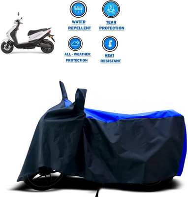 CODOKI Two Wheeler Cover for Ampere(REO, Blue)